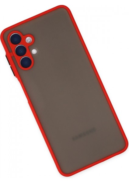 Samsung Galaxy A04S Kılıf Montreal Silikon Kapak - Kırmızı modelleri