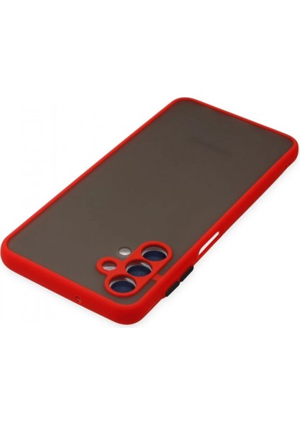 Samsung Galaxy A04S Kılıf Montreal Silikon Kapak - Kırmızı fırsatları