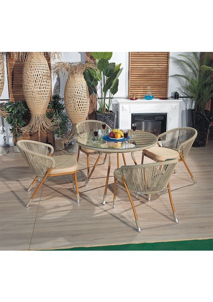 Safir Ip Bahçe Masa Takım