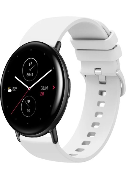 Amazfit Zeppe ile Uyumlu Kordon Jel Silikon Tokalı Kayış