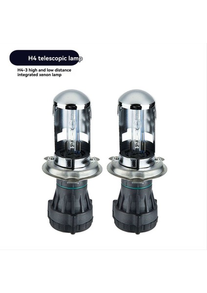 2 Adet Araba 35W H4 Xenon Bulb Far Hid Far Süper Parlak Teleskopu Işık Yüksek Işın ve Düşük Işın (Yurt Dışından) modelleri