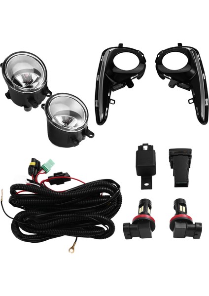 Toyota Yaris 2018-2020 Için Araba Ön Tampon Sis Lambası Seti Montajı (Yurt Dışından) modelleri