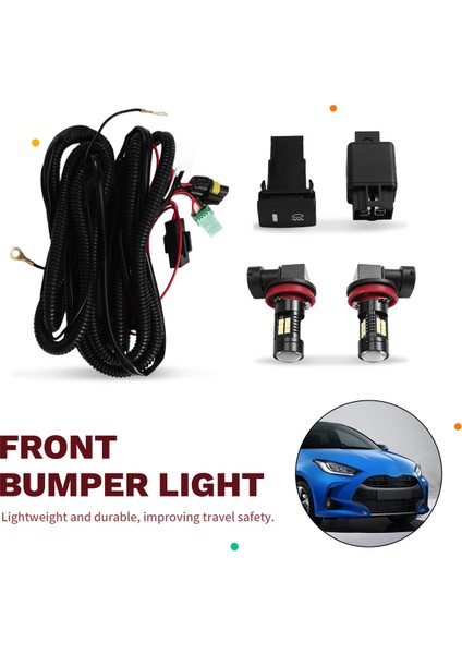 Toyota Yaris 2018-2020 Için Araba Ön Tampon Sis Lambası Seti Montajı (Yurt Dışından) indirimleri