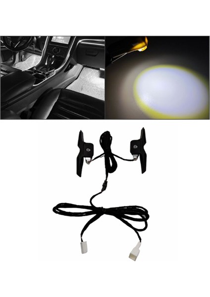 2pcs Toyota Için Arka Ayak Lambası Rav4 Corolla Cross Altis Camry Highlander Ortam Işık Dekoratif Işık (Yurt Dışından) indirimleri