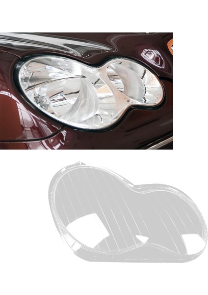 Araba Ön Far Kapağı Abajur Lambası Lamba Far Farlar Lens Kapağı Mercedes-Benz C Sınıfı W203 2004-2006 Sağ (Yurt Dışından) fiyatları