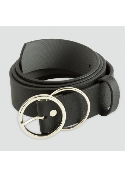 Msa-Shop Yuvarlak Tokalı Kemer 3 Cm-Siyah modelleri