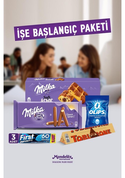 İşe Başlangıç Paketi- (Çikolata-Bisküvi-Kek-Sakız-Şeker)