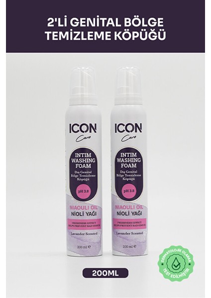 Icon Care Intım Genıtal Bölge Temizleme Köpüğü 2'li Set fiyatları