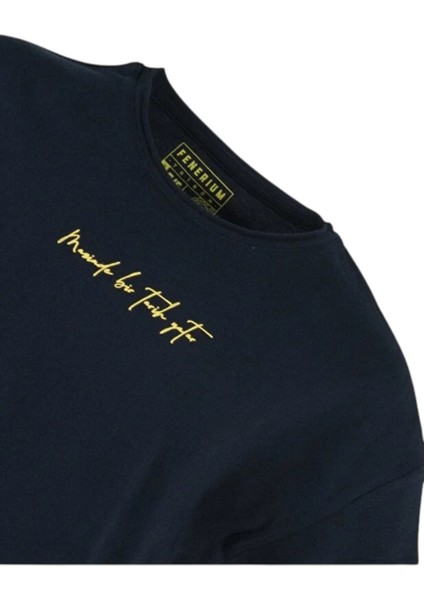 Ojinal Çocuk Tribün Elyazı Lacivert T-Shirt fiyatları