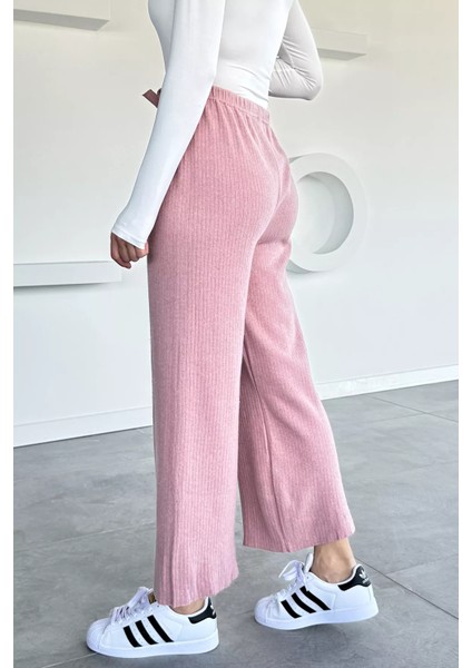 Kadın Bel Lastikli Bol Paça Pantolon P-00018532 fiyatları