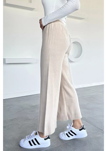 Kadın Bel Lastikli Bol Paça Pantolon P-00018532 fiyatları