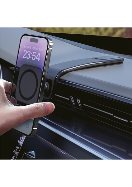 Araba Araç Oto Mıknatıslı Samsung Uyumlu 15W Kablosuz Hızlı Şarj Özellikli Telefon Tutucusu Cihazı fiyatları