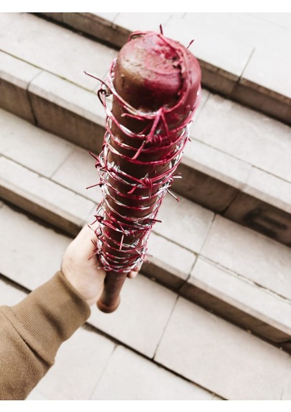 Kahverengi Lucille The Walking Dead Sopası / Yerli Üretim | Kişiselleştirilebilir 55 cm Ahşap indirimleri
