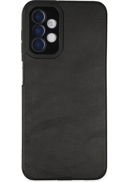 Samsung Galaxy A04S Kılıf Loop Deri Silikon - Siyah