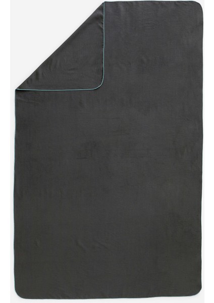 Nabaiji Mikrofiber Havlu - Xl Boy - Siyah - 110 × 175 cm