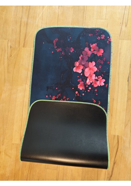70X30 cm Fosforlu Dikişli Kiraz Çiçeği Temalı Kaydırmaz Taban Speed Yüzey Oyuncu Mouse Pad Gaming indirimleri