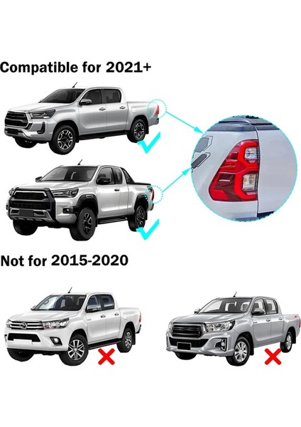 Toyota Hilux Revo 2021 2022 2023 Yıllık Modeller 4x4 Otomatik Aksesuarlar (Yurt Dışından) fiyatları
