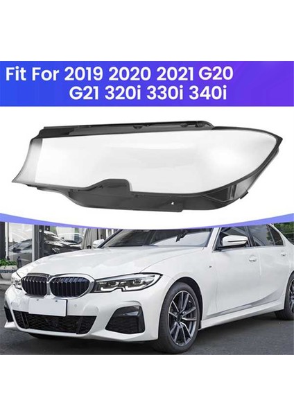 Lh Sol Side Araç Far Lens Kapağı Baş Kafa Işık Lambası G21 Için Bmw G20 G21 3 Seris 2019 2020 2021 (Yurt Dışından) indirimleri