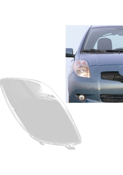 Araba Ön Far Kapağı Abajur Lambası Lamba Far Farlar Lens Kapak Toyota Yaris 2008-2011 Sağ (Yurt Dışından) modelleri