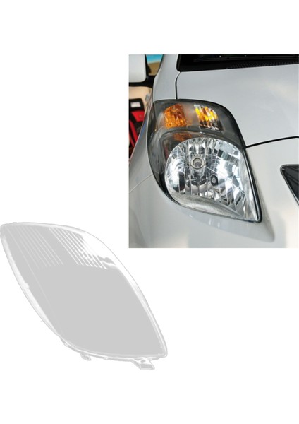 Araba Ön Far Kapağı Abajur Lambası Lamba Far Farlar Lens Kapak Toyota Yaris 2008-2011 Sağ (Yurt Dışından) fırsatları