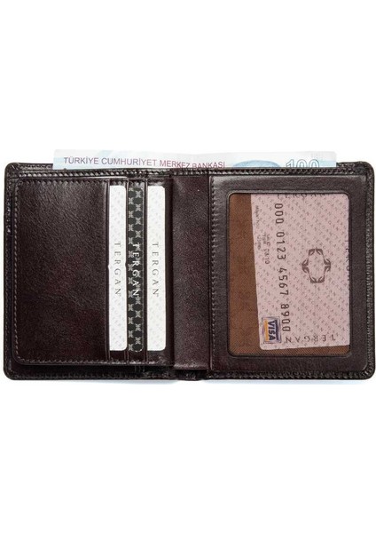 Kahve Hakiki Deri Erkek Cüzdan - S1CE00001452-A98