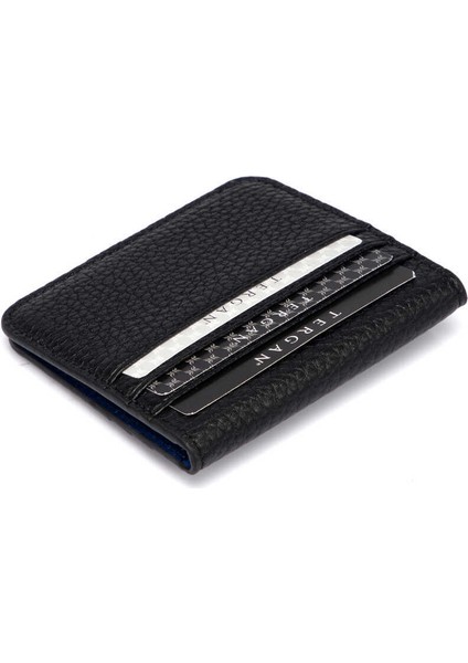 S1CE00001639 Deri Erkek Cüzdan - Siyah Mavi