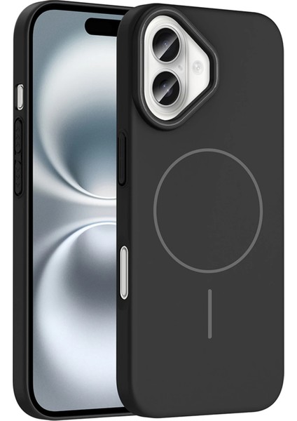 Msa-Shop Joko Iphone 16 Broş Magsafe Kapak - Siyah