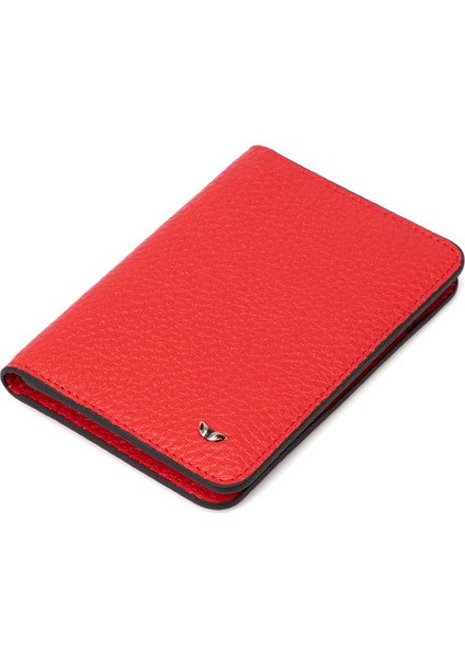 Kırmızı Hakiki Deri Unisex Kredi Kartlık - S1KK00001645-B68