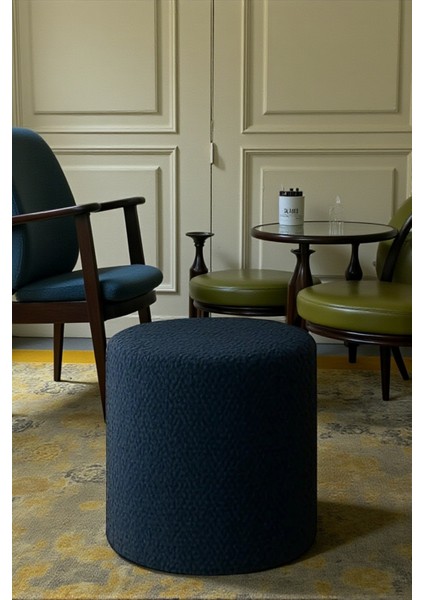 Bella Yumuşak Teddy Peluş Kumaş Silindir Puf – Modern Dekoratif Oturma Bench modelleri