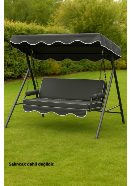 Keten Kumaş Süngerli Gölgelikli 3 Kişilik Salıncak Minderi 8 cm fiyatları