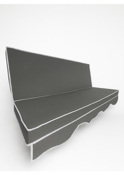 Keten Kumaş Süngerli Gölgelikli 3 Kişilik Salıncak Minderi 8 cm indirimleri