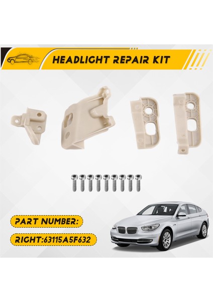 Bmw 7series Için Yeni Ön Far Onarım Kitleri G70 735I 740DX 740I 750EX 2022-2023 Far Braket Montajı 63115A5F632 R (Yurt Dışından) fırsatları