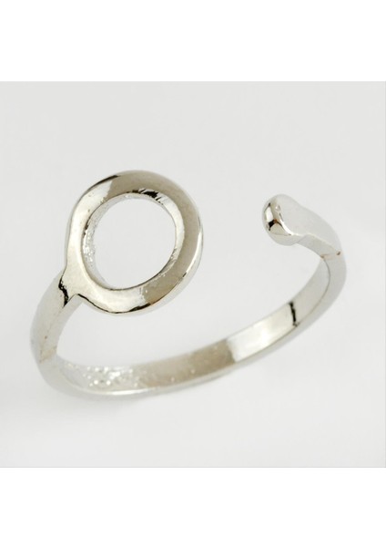 Msa-Shop Yuvarlak Eklem Yüzük-Gümüş Rengi fiyatları