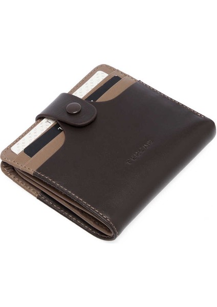 Kahve Hakiki Deri Erkek Cüzdan - S1CE00001652-U9D fırsatları