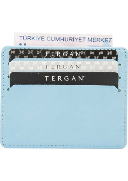 Mavi Hakiki Deri Unisex Kredi Kartlık Dikey Tasarım Küçük Boy Kartlık indirimleri