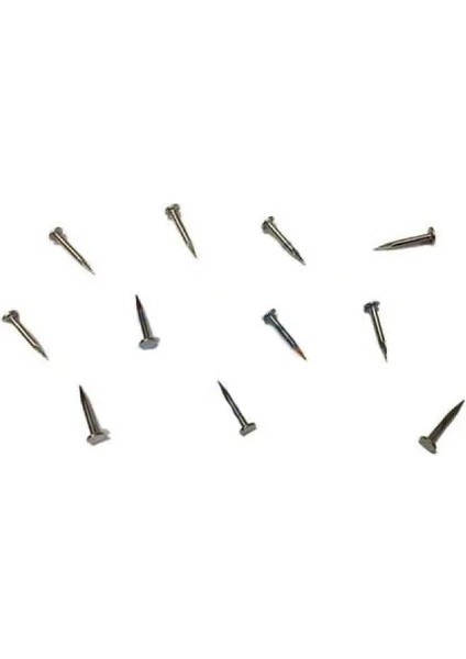 Klips, Menteşe, Ayağı Çivisi 9mm Çelik - Nikel 10GR