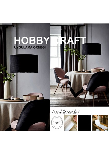 Abajur Teli BOYASIZ 2 li set | 10,15,30,38 ve 47 cm Çap Seçenekli | E27 Uyumlu Metal Halka Seti – Abajur Başlığı Yapımı, Dıy Makrome & Kumaş Kaplama Için Paslanmaz Avize teli