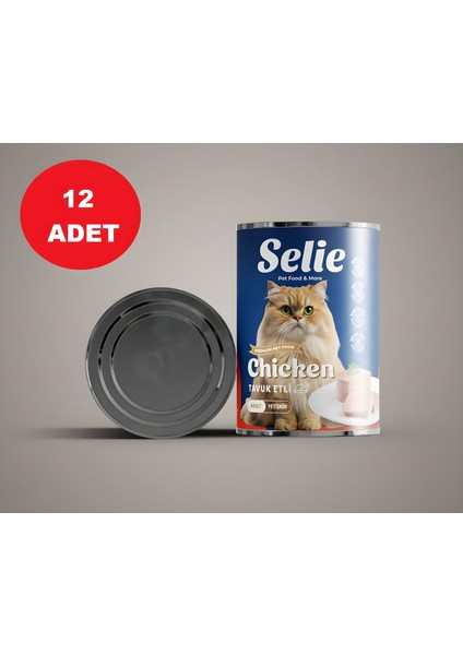 Tavuklu Yetişkin Kedi Maması 415G x 12'li Avantaj paketi
