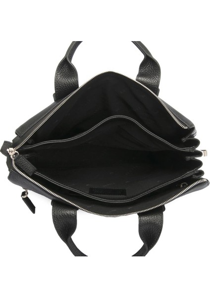 Siyah Hakiki Deri Erkek Evrak Çantası - S1EV00021368-A41 fiyatları