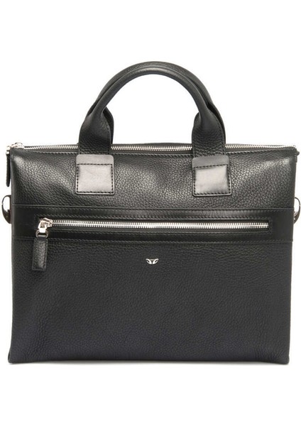 Siyah Hakiki Deri Erkek Evrak Çantası - S1EV00021368-A41 indirimleri