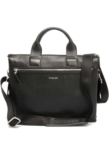 Siyah Hakiki Deri Erkek Evrak Çantası - S1EV00021368-A41