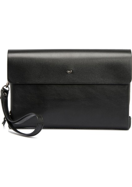 Siyah Hakiki Deri Erkek El Çantası - S1PC00021383-B06