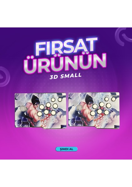 Idragon 3D Small - Klasik Oyun Konsolu Hd Arcade Station - Pandora Box - Tv Bağlantılı - Retro Atari