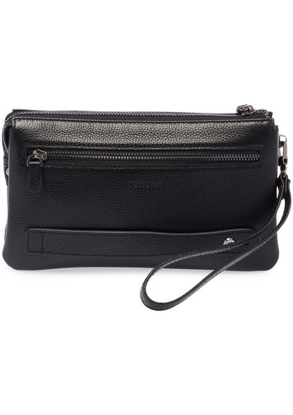 Siyah Hakiki Deri Erkek Portföy Çantası - S1PC00002998-A6F