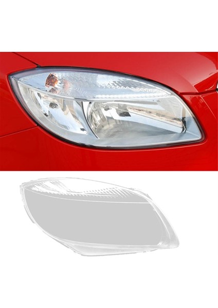 Araba Ön Far Kapağı Abajur Lambası Lamba Far Farlar Lens Kapağı Skoda Fabia Için 2008-2011 Sağ (Yurt Dışından) modelleri