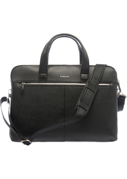 Siyah Hakiki Deri Erkek Evrak Çantası - S1EV00021388-A41 fiyatları