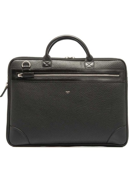 Siyah Hakiki Deri Erkek Laptop Çantası - S1LC00021111-D3H indirimleri