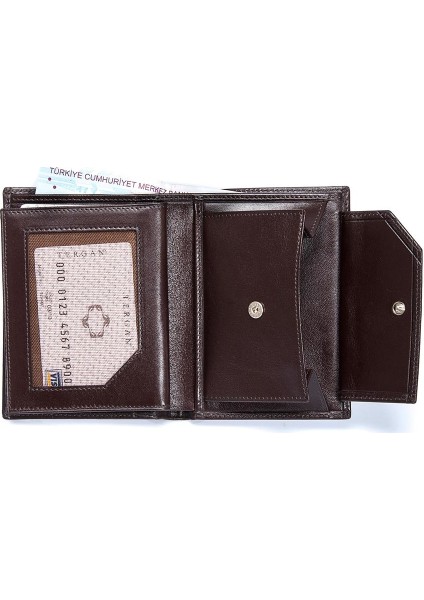 Kahve Hakiki Deri Erkek Cüzdan - S1CE00001108-B07 fiyatları