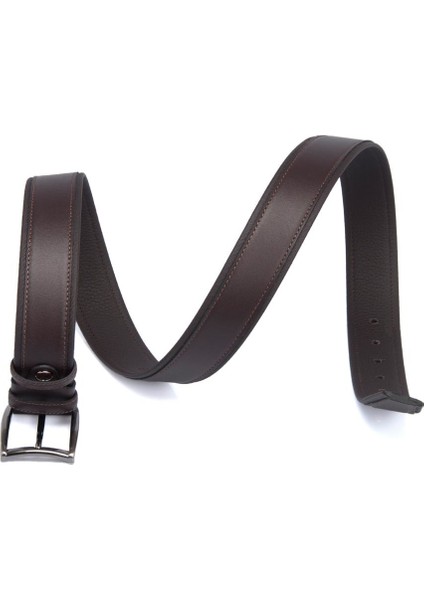 Kahve Hakiki Deri Erkek Kemer - S1EK00000312-D63 fiyatları