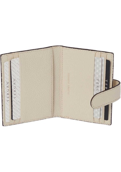 Krem Hakiki Deri Erkek Kredi Kartlık - S1KK00001617-N30 fırsatları